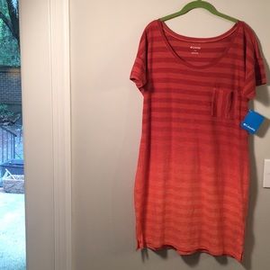 Columbia Ladies T shirt dress NWT Sz L
